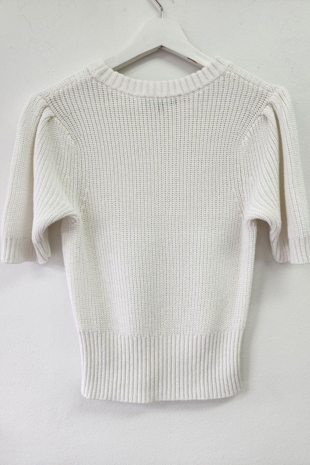 Saba - White Holly Cotton Cord Knit