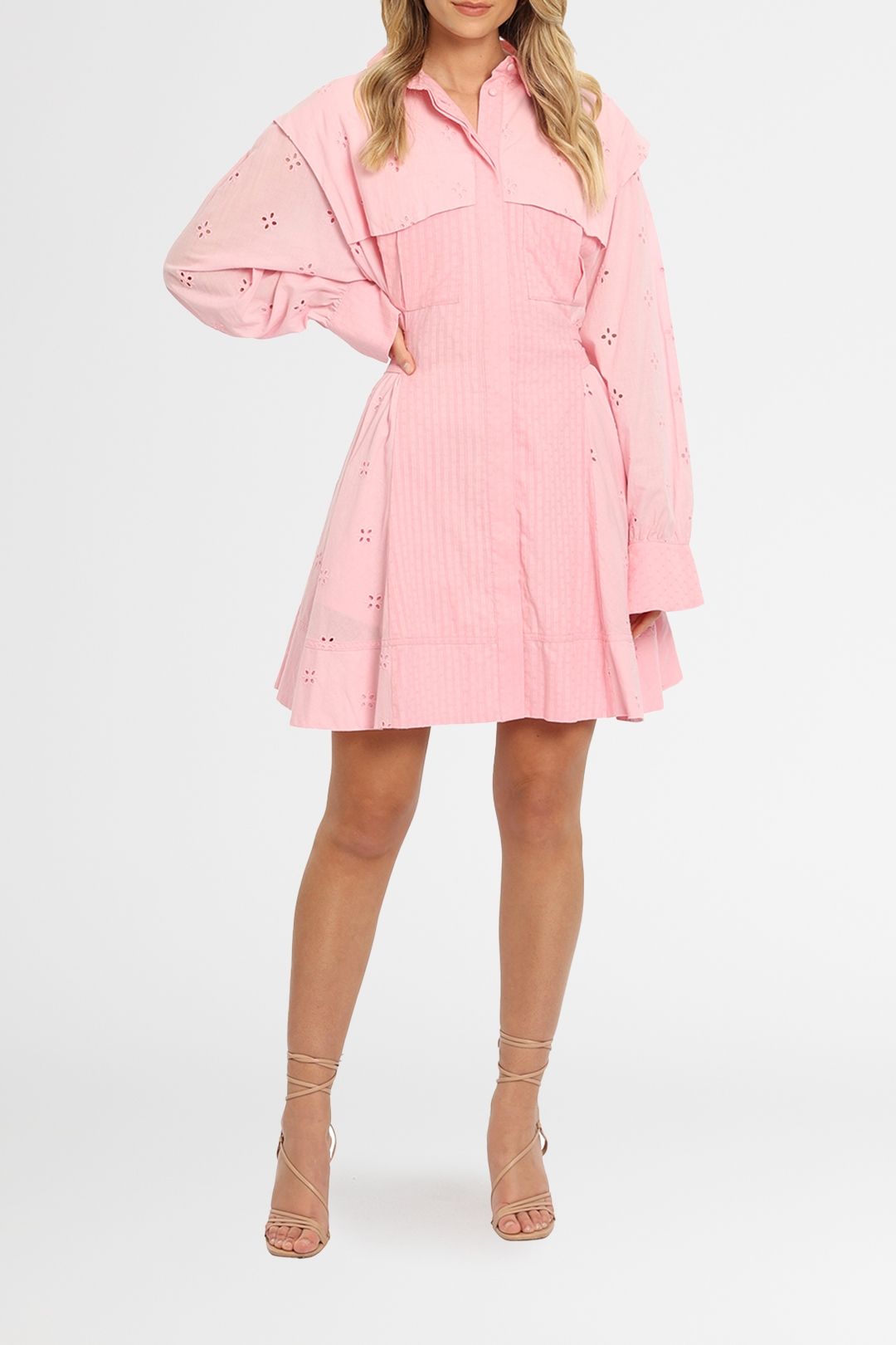 Saint Armont Lumière Mini Shirt Dress