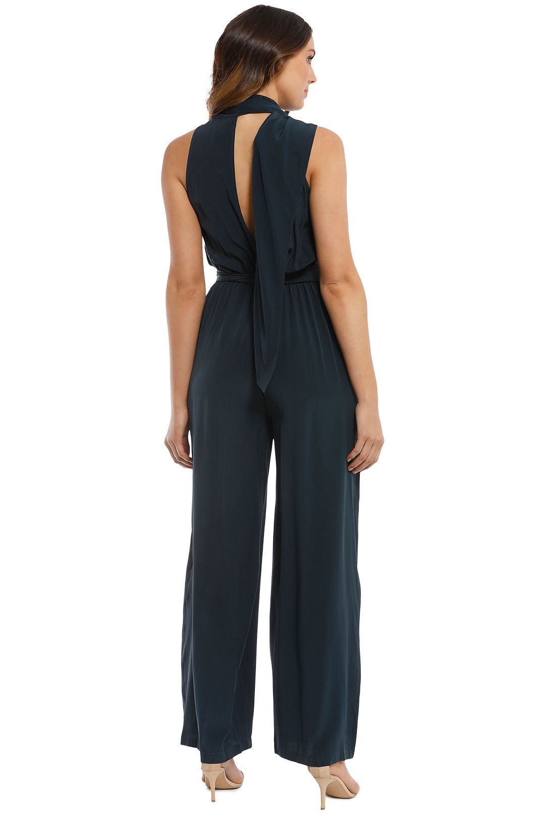 Sass and Bide - The Icon Jumpsuit - Petrol - Back
