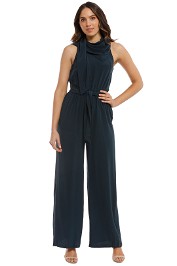 Sass and Bide - The Icon Jumpsuit - Petrol - Front