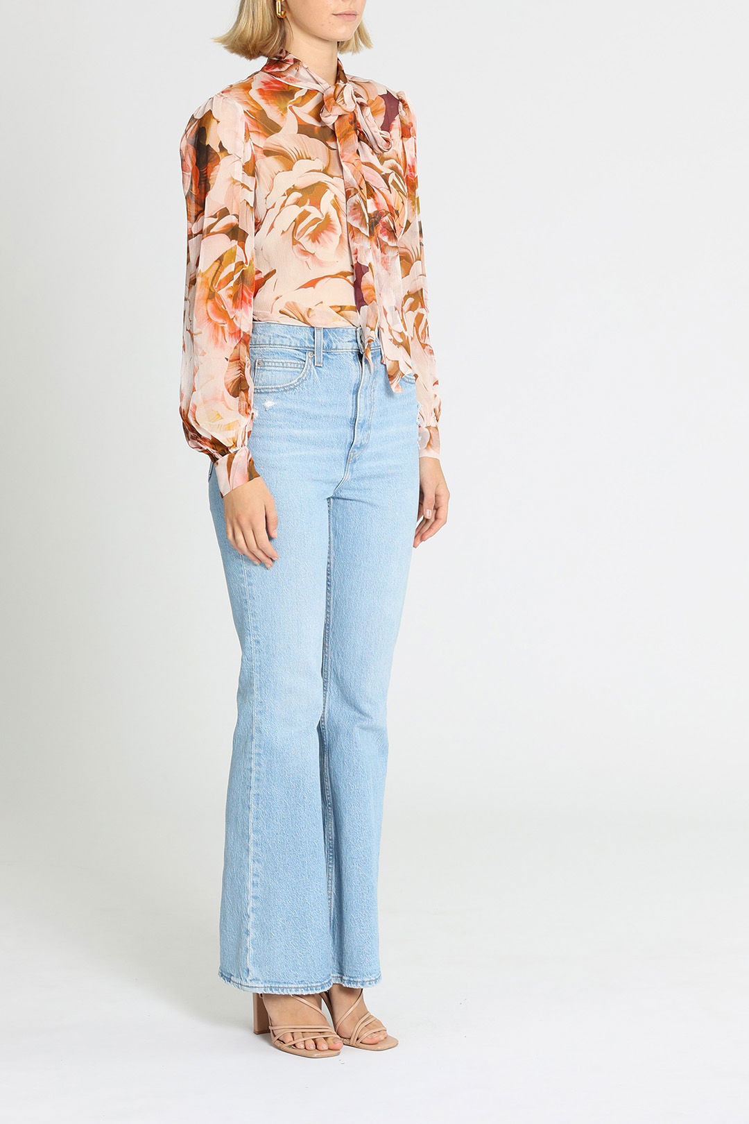 Sass and Bide - Tonal Floral Shirt Floral