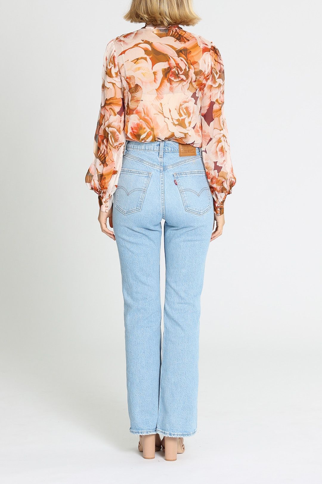 Sass and Bide - Tonal Floral Shirt Sheer