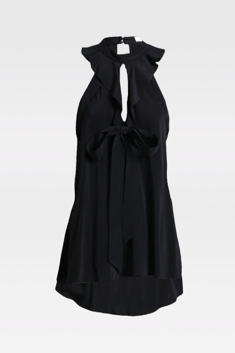 Black tie evening tops new arrivals
