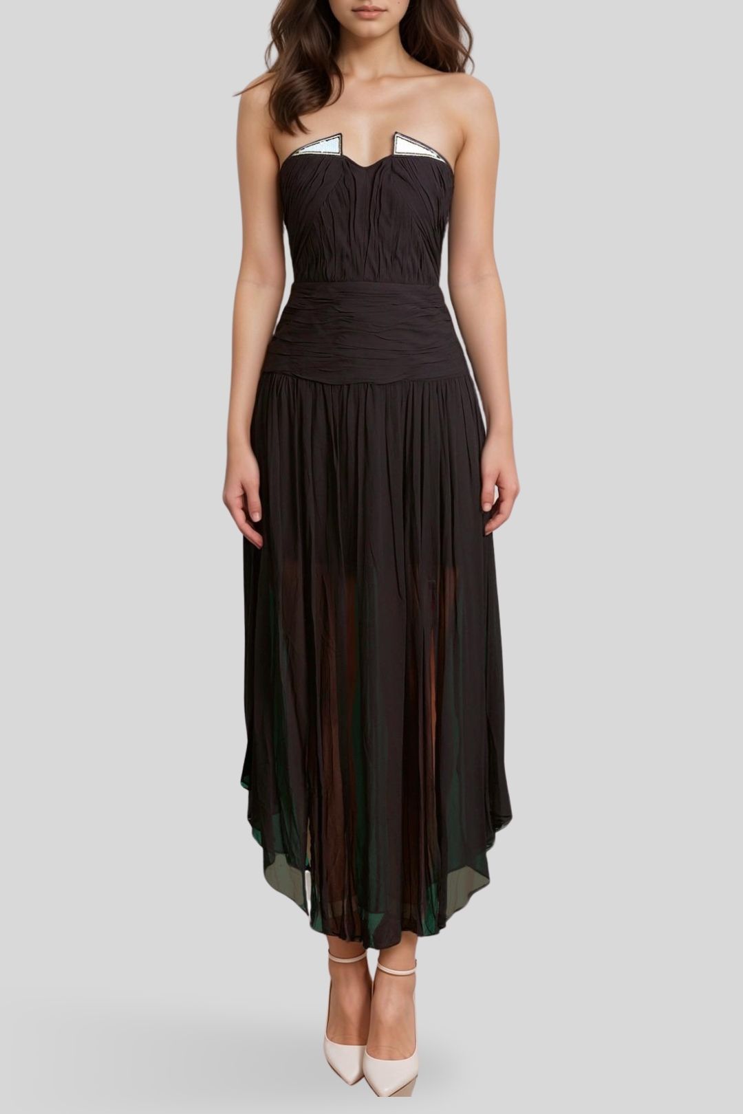 Hire Sweet Valentina Dress in Black Sass and Bide GlamCorner