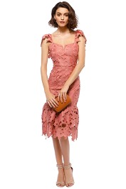 Saylor - Donna Dress - Terracotta - Front