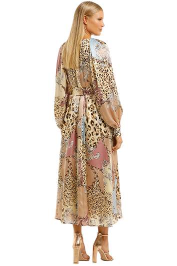 slim fit dress slacks Draped Midi Dress main image 1
