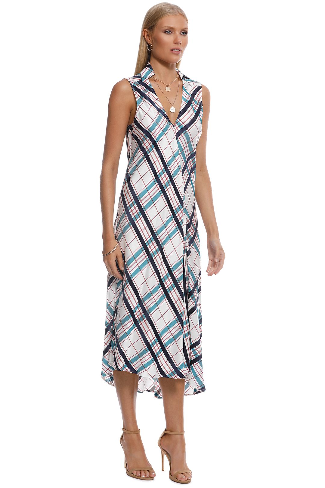Scanlan theodore shop plaid dress