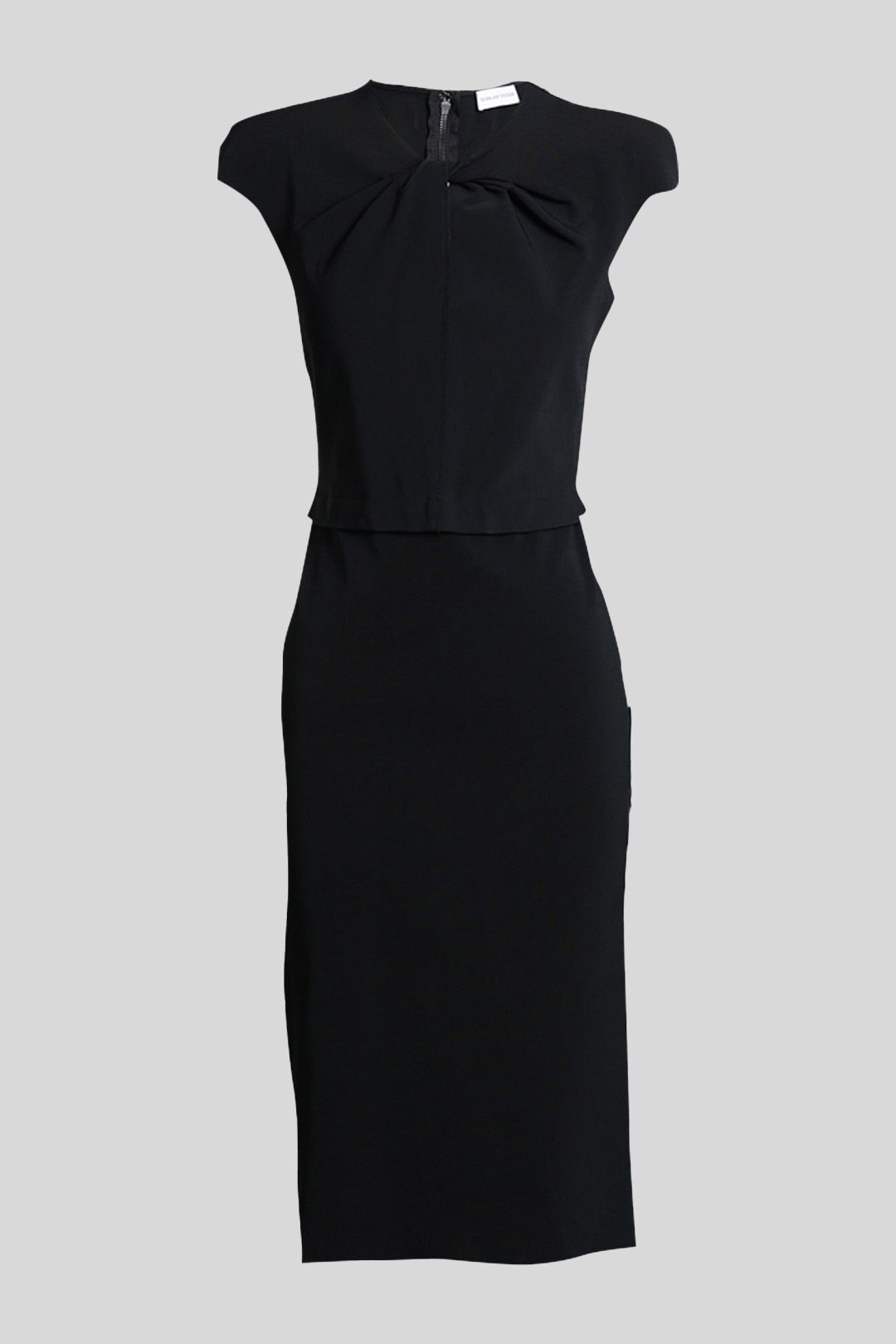 Scuba Pencil Dress in Black