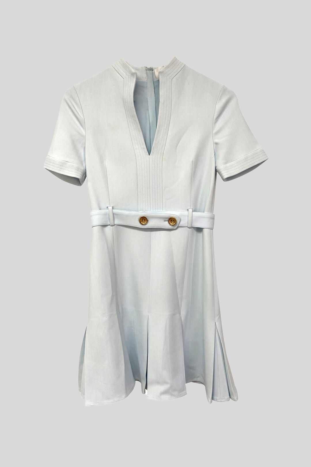 Scanlan Theodore - Tailored Blue Pleat Dress