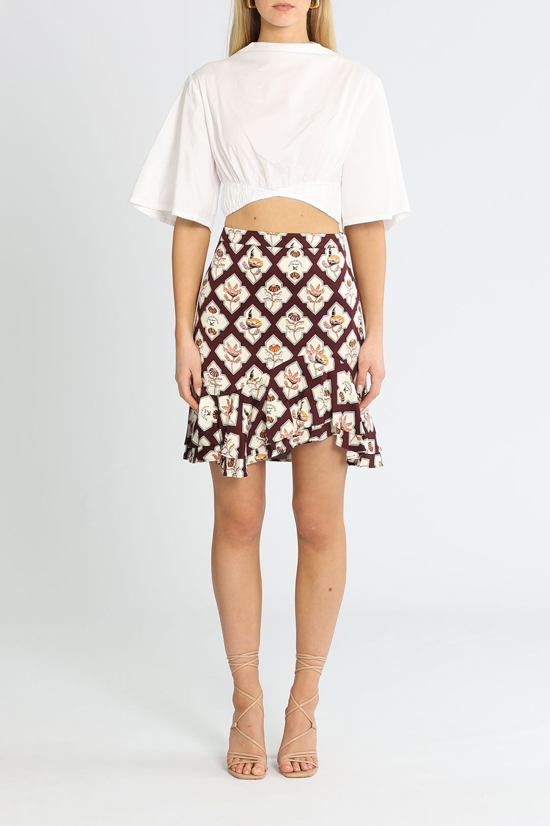 Scotch & Soda Printed Skirt