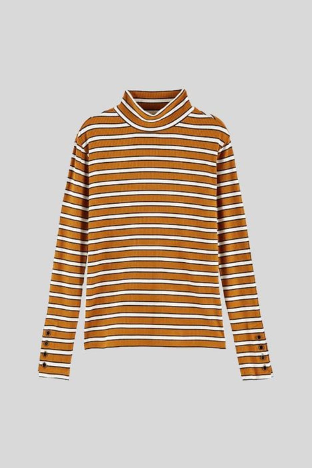 H&m striped turtleneck online