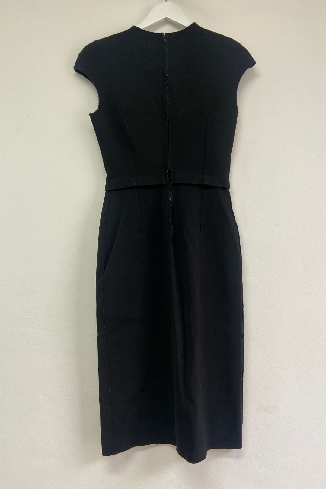 Scuba Pencil Dress in Black