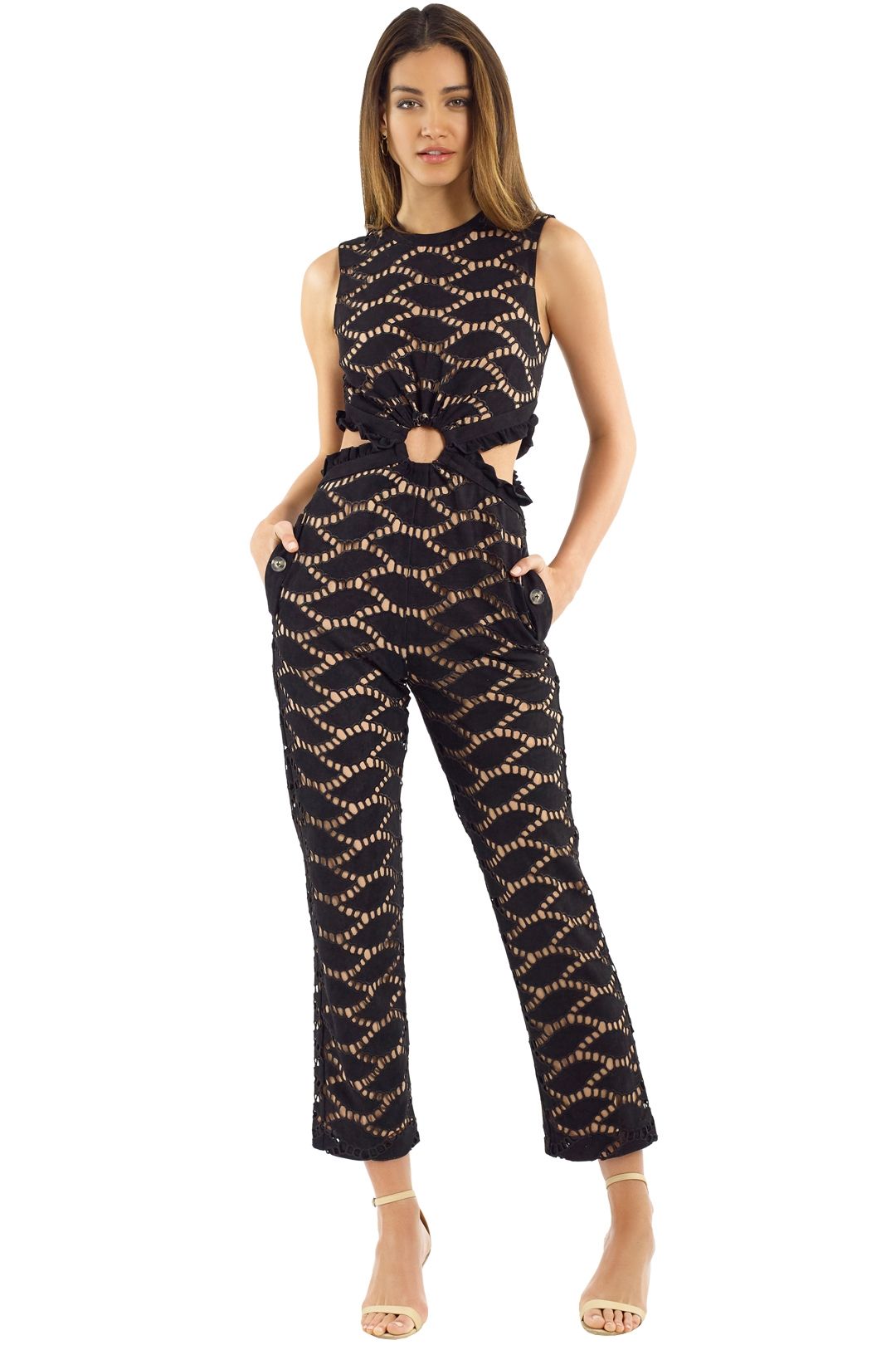 Self portrait sale hall jumpsuit