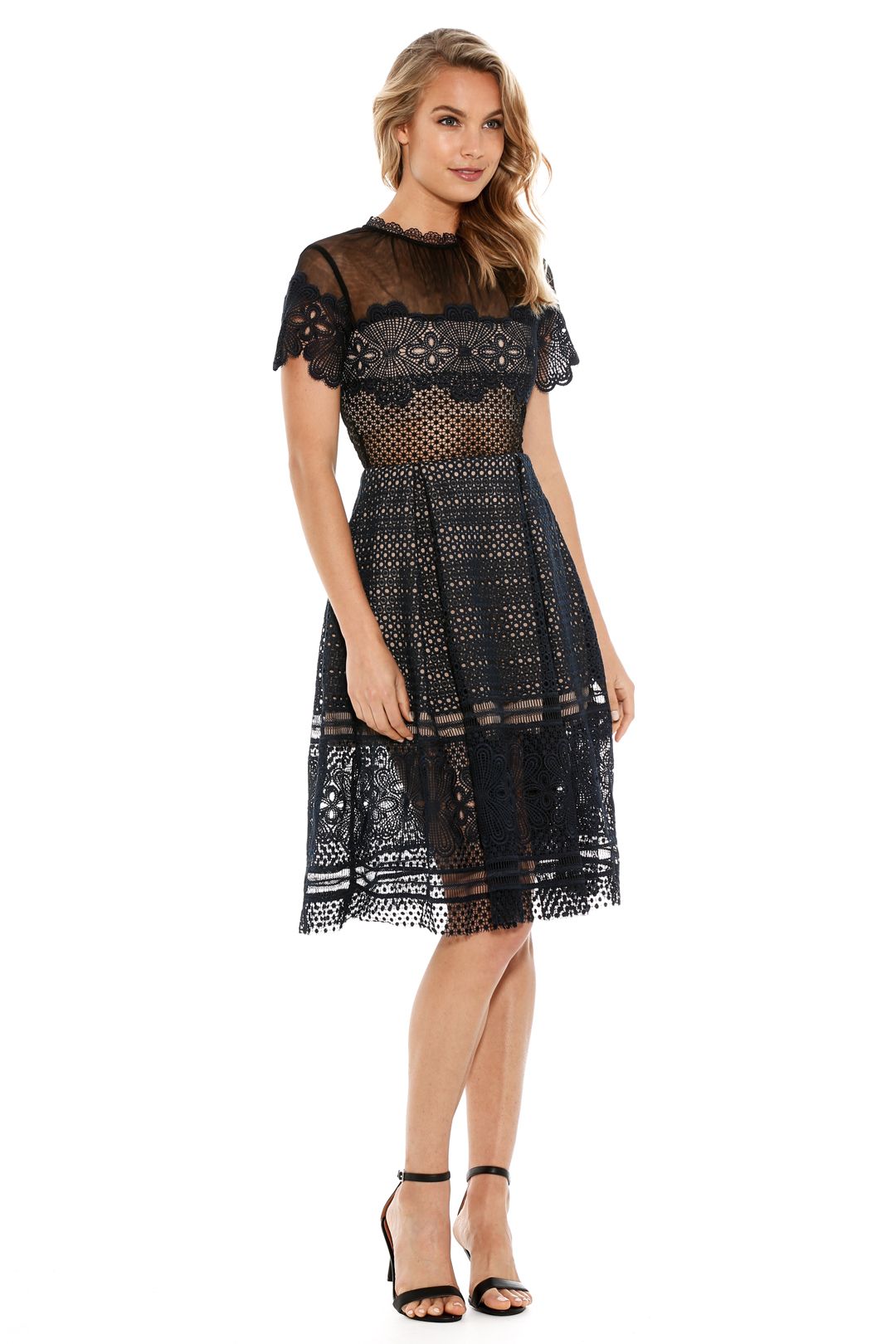 Felicia Embroidered Dress by Self Portrait for Hire GlamCorner