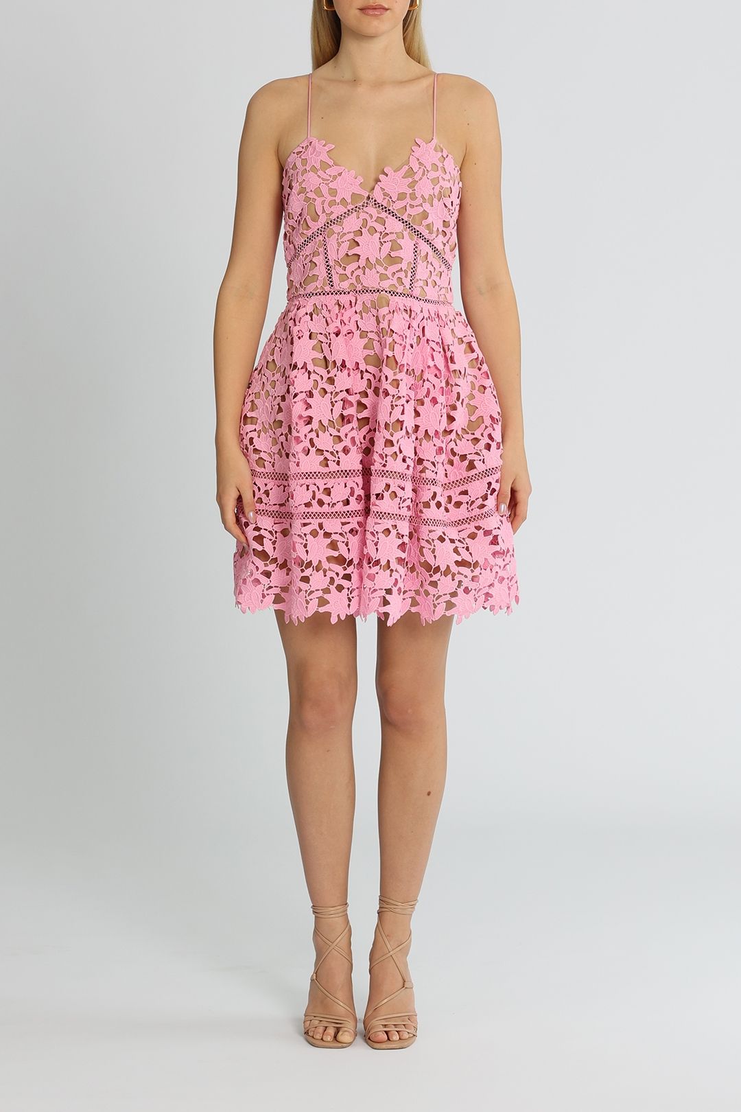 Hire Azaelea Lace Mini Dress Self Portrait GlamCorner