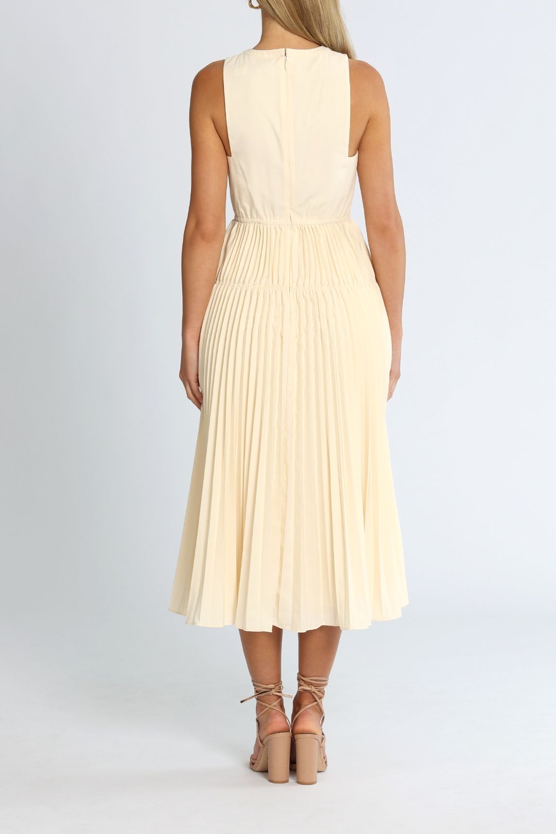 Self portrait scallop deals edge midi dress