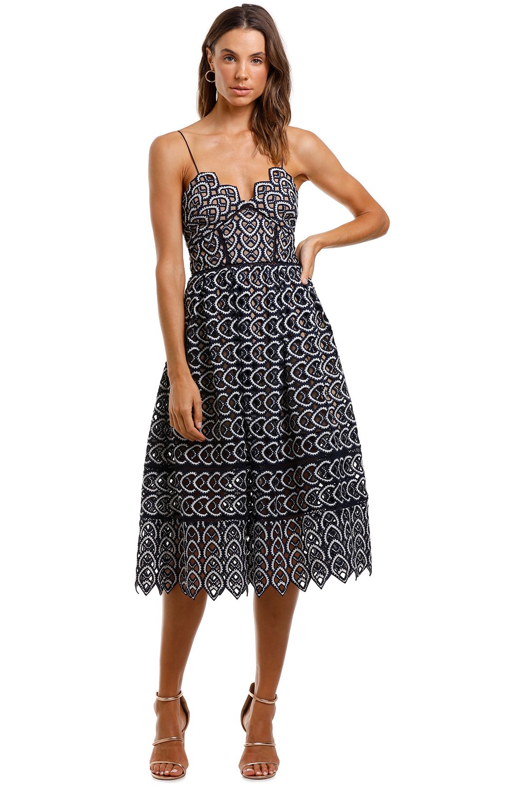 Sweetheart Azaelea Dress by Self Portrait for Rent