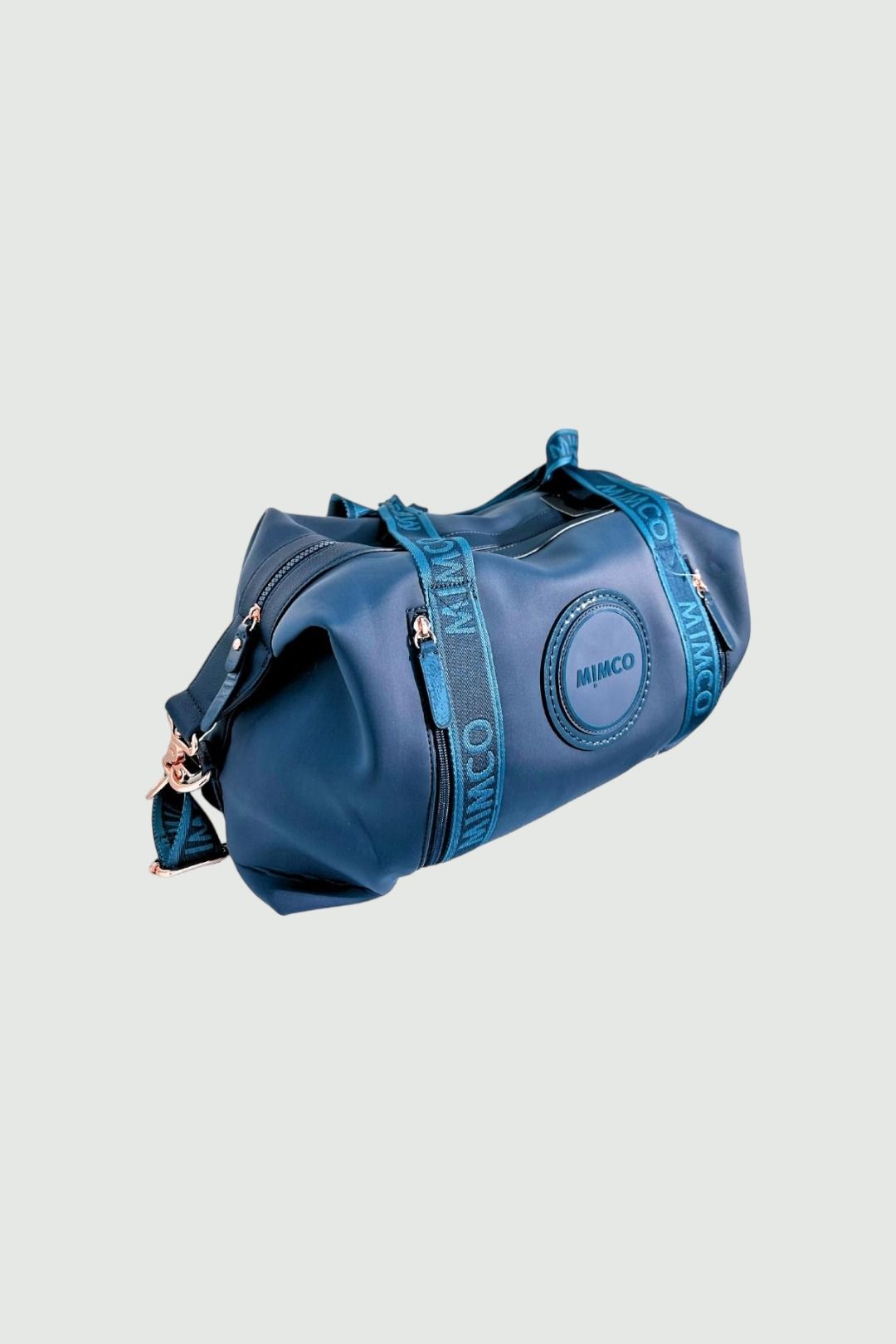 Mimco Serenity Teal Dual Handle Bag