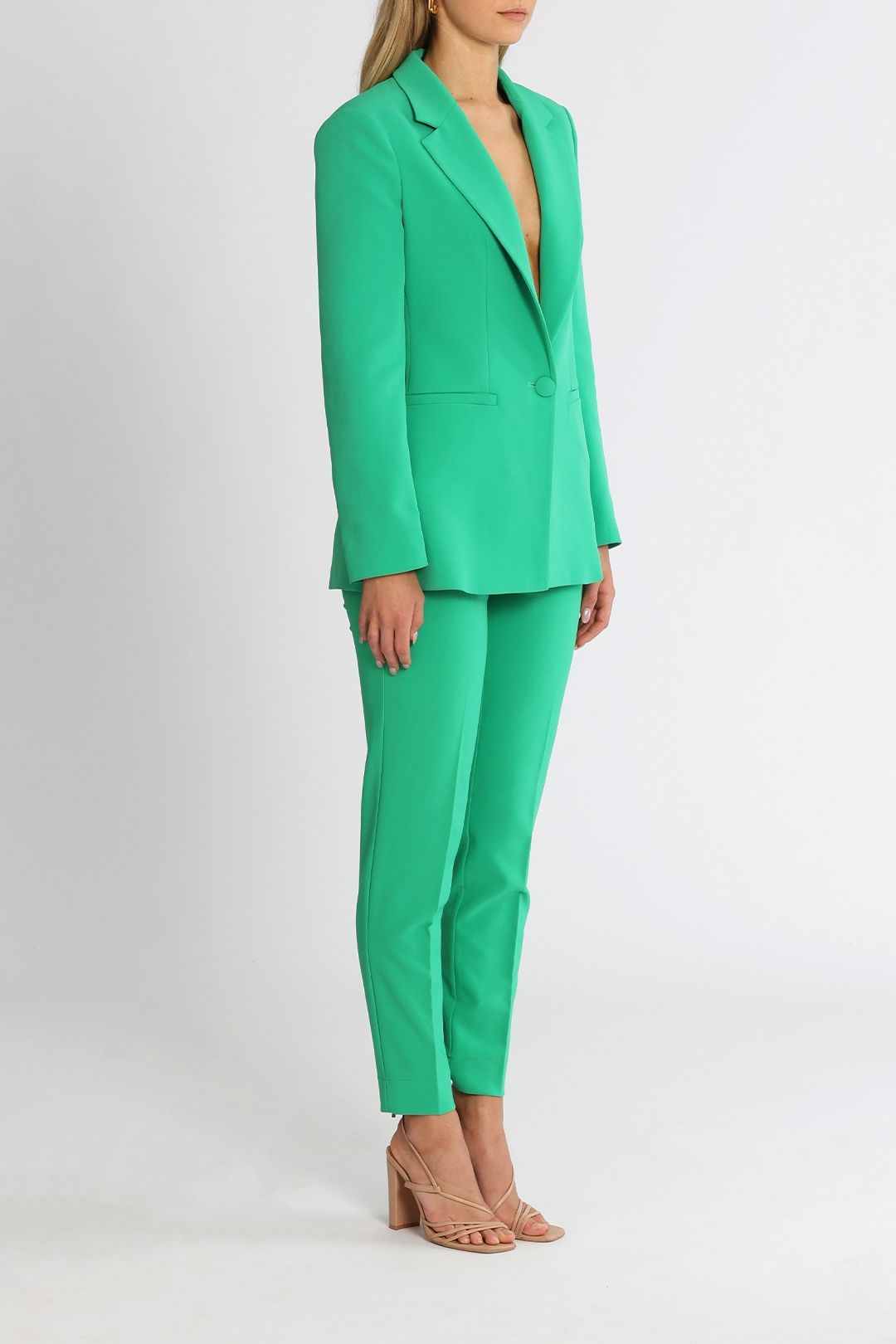 Setre Jasmine Suit Jacket and Pants Green Set