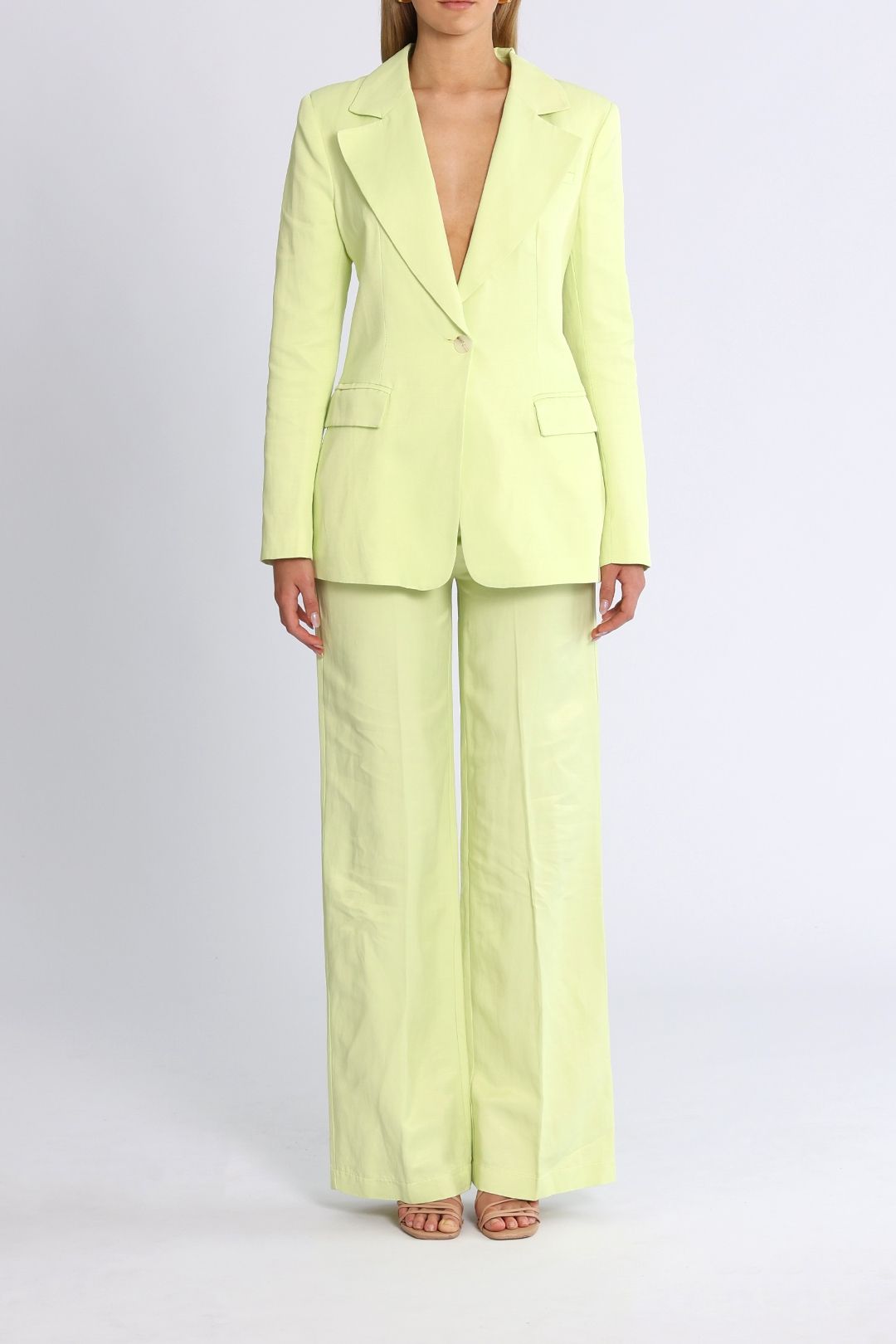Setre Priscilla Suit Jacket and Pant Lime 