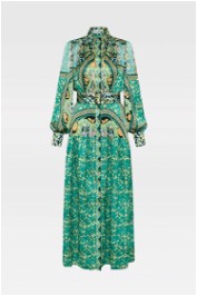 Sheike - Georgia Midi Shirt Dress in Green