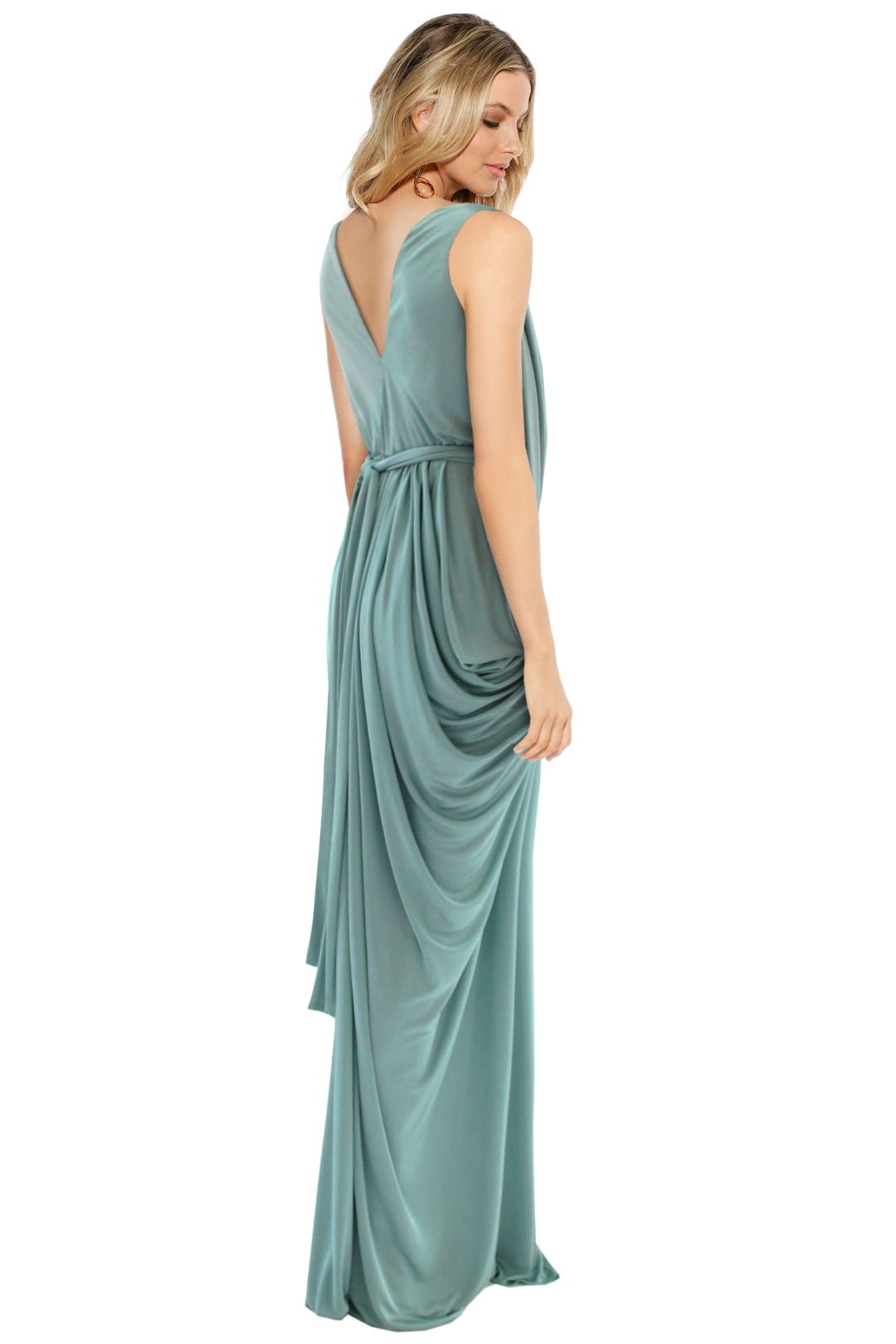 chinese dress ladies Long Sleeve Crewneck Maxi Dress main image 1