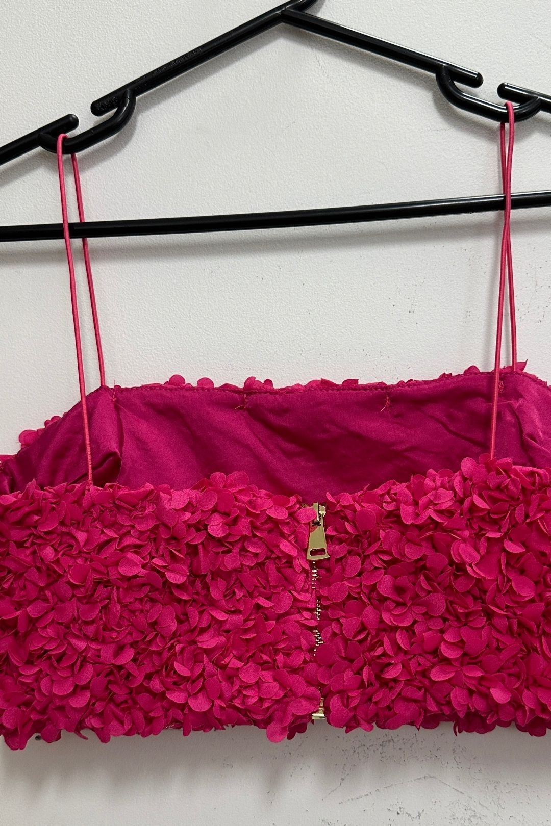 Sheike Bouquet Crop Top in Pink