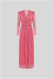 Sheike Fame and Fortune Midi Dress in Pink 