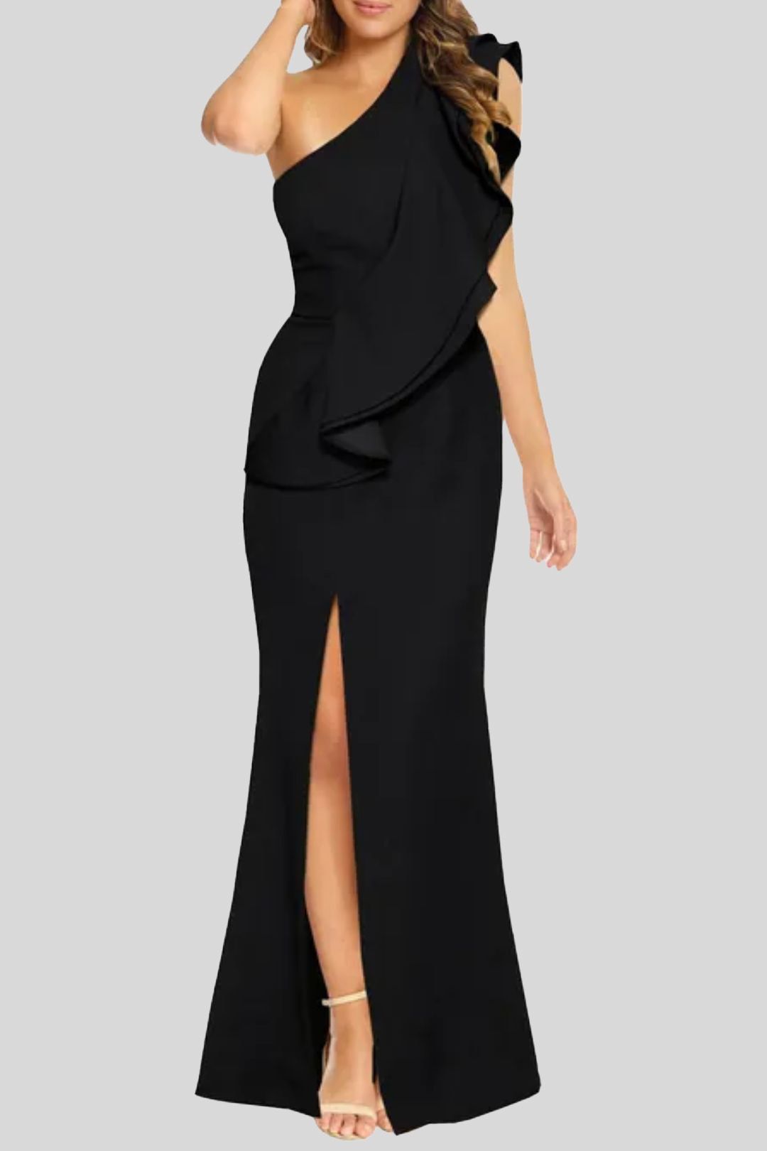 Free Fall Maxi Gown in Black