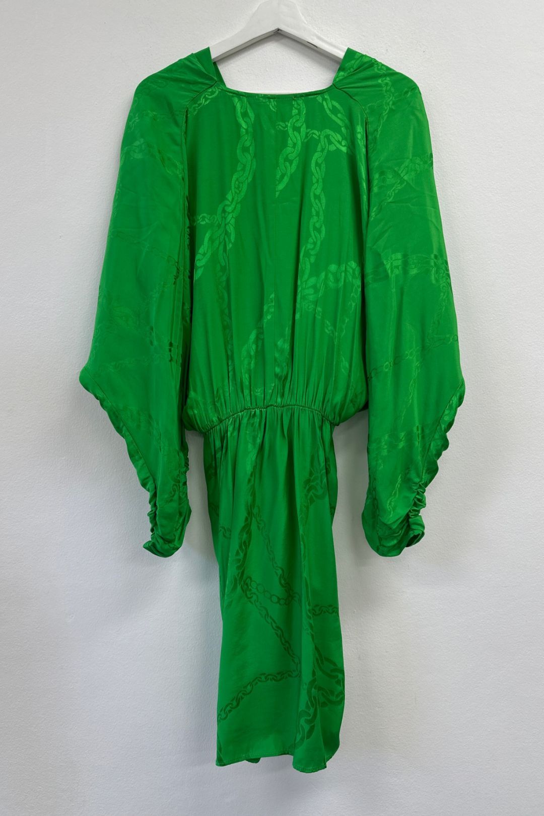 Buy Green Chloe Batwing Sleeves Mini Dress | Sheike | GlamCorner