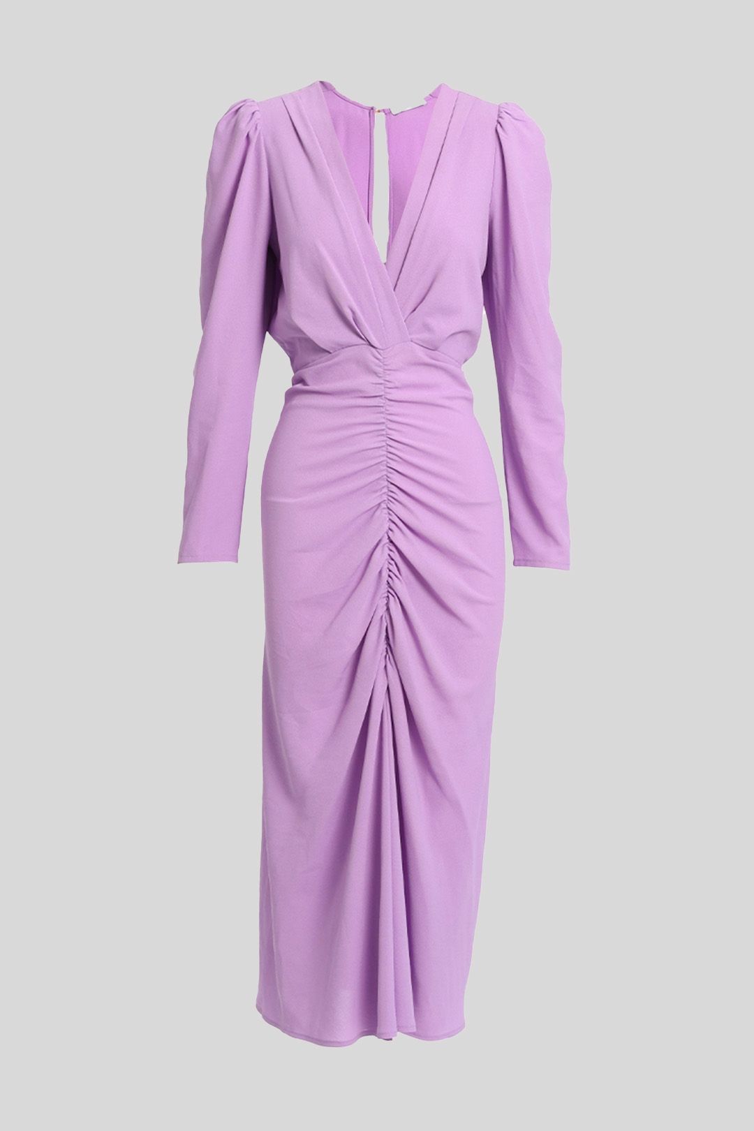 Buy Liason Purple Midi Dress Sheike GlamCorner