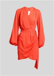 Sheike - Saskia Red LS Mini Dress