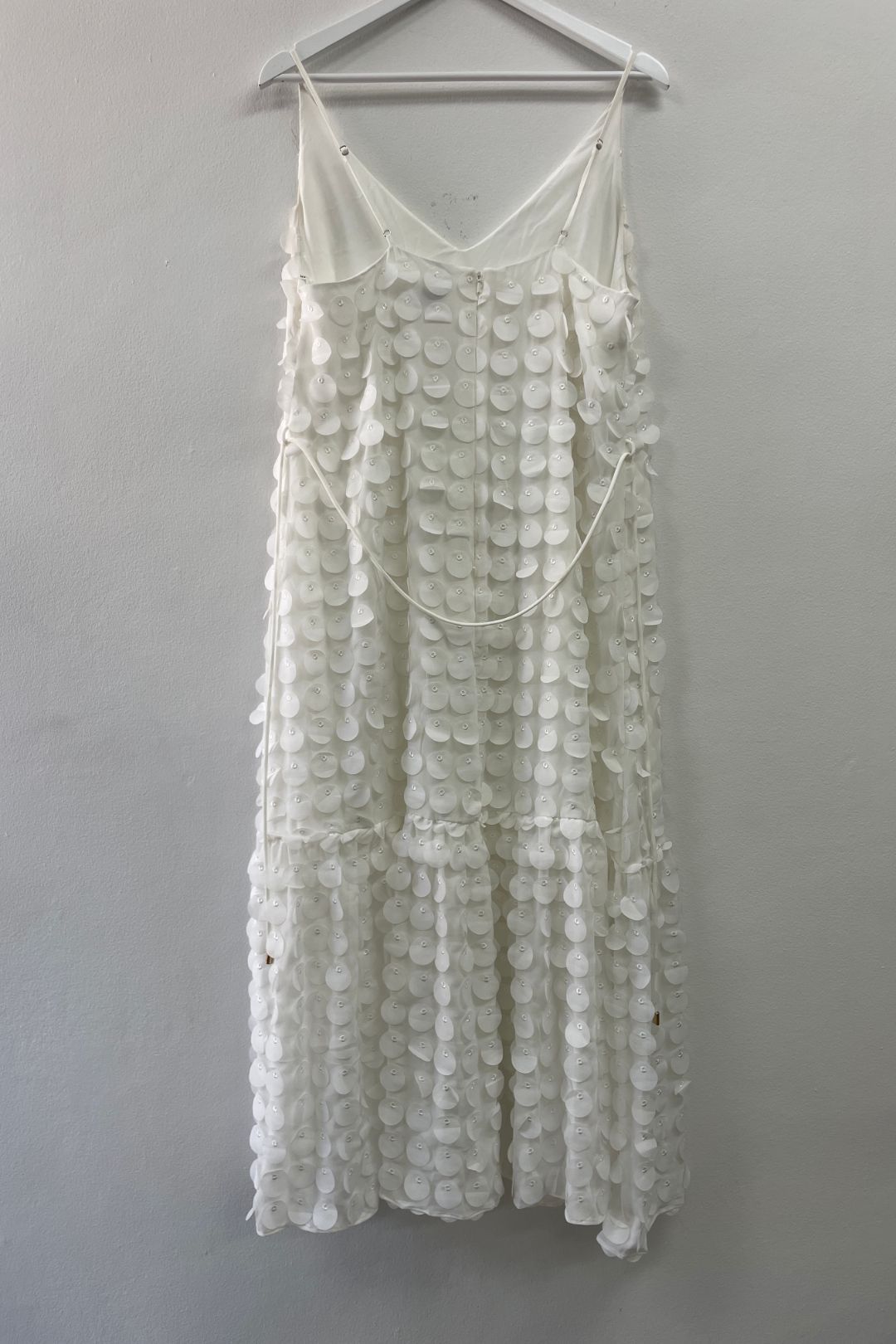 Buy White Heaven Sent V Neck Maxi Dress Sheike GlamCorner