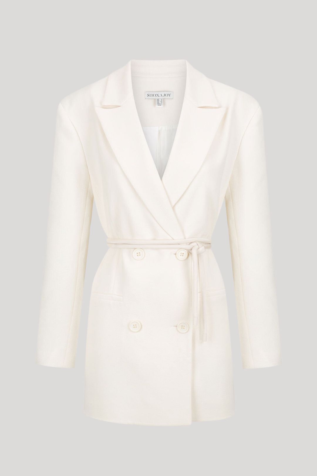 cream blazer dress with belt Wholesale Blazer Dress With Belt  Stylewise Direct