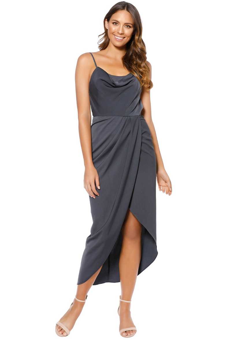 Core Lace Up Cowl Maxi Dress by Shona Joy for Hire