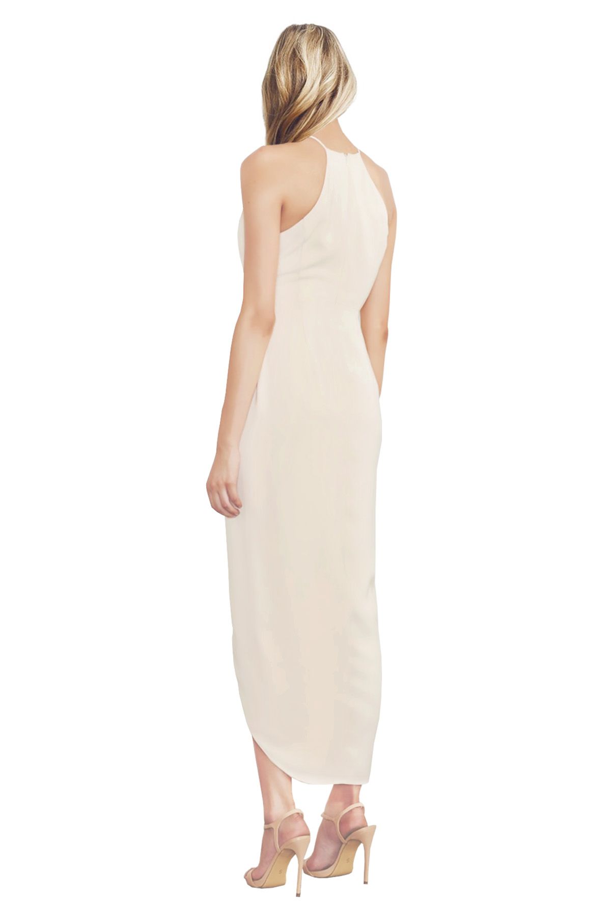 Core high shop neck ruched dress