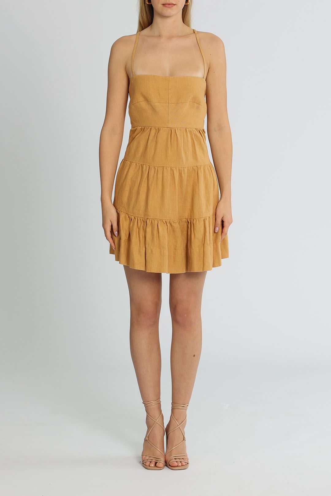 Shona joy tiered mini dress sale