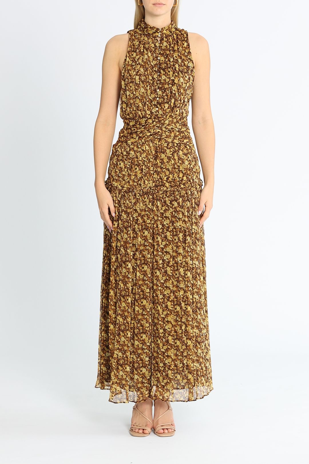 Shona Joy Carmela Sleeveless Midi Dress