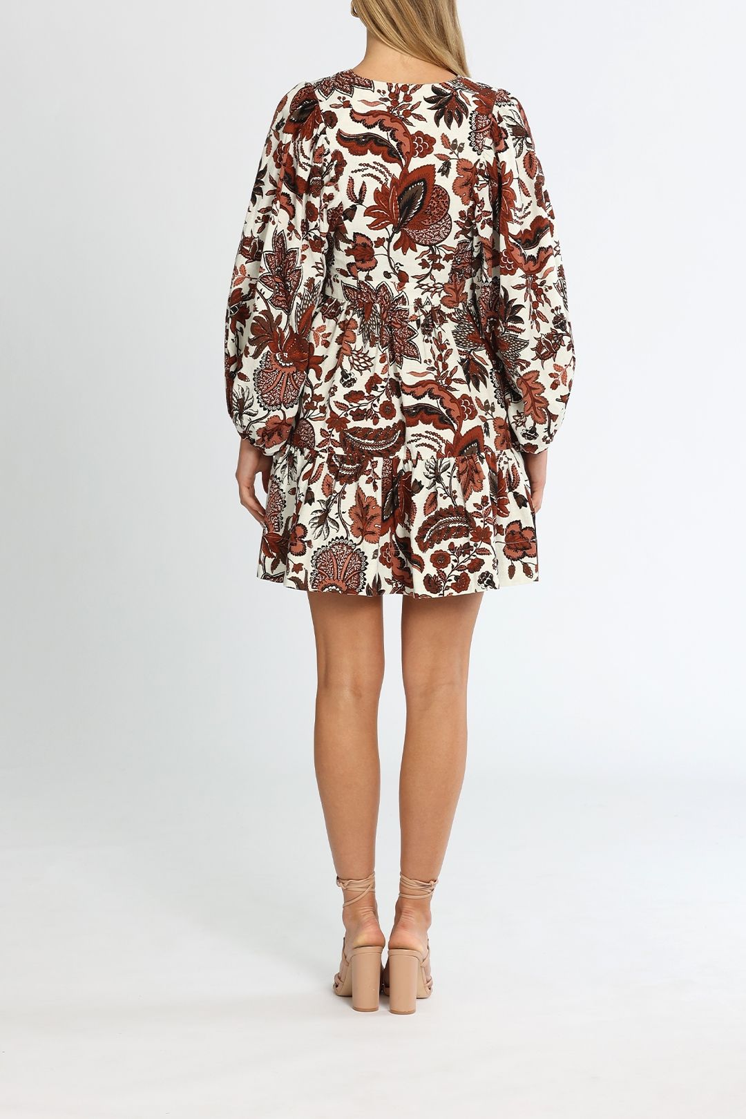 Shona joy puff sleeve mini dress deals