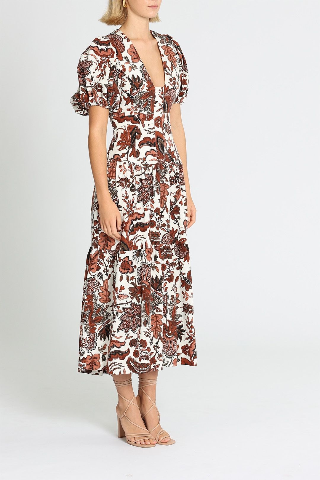 Shona joy puff sleeve mini dress sales