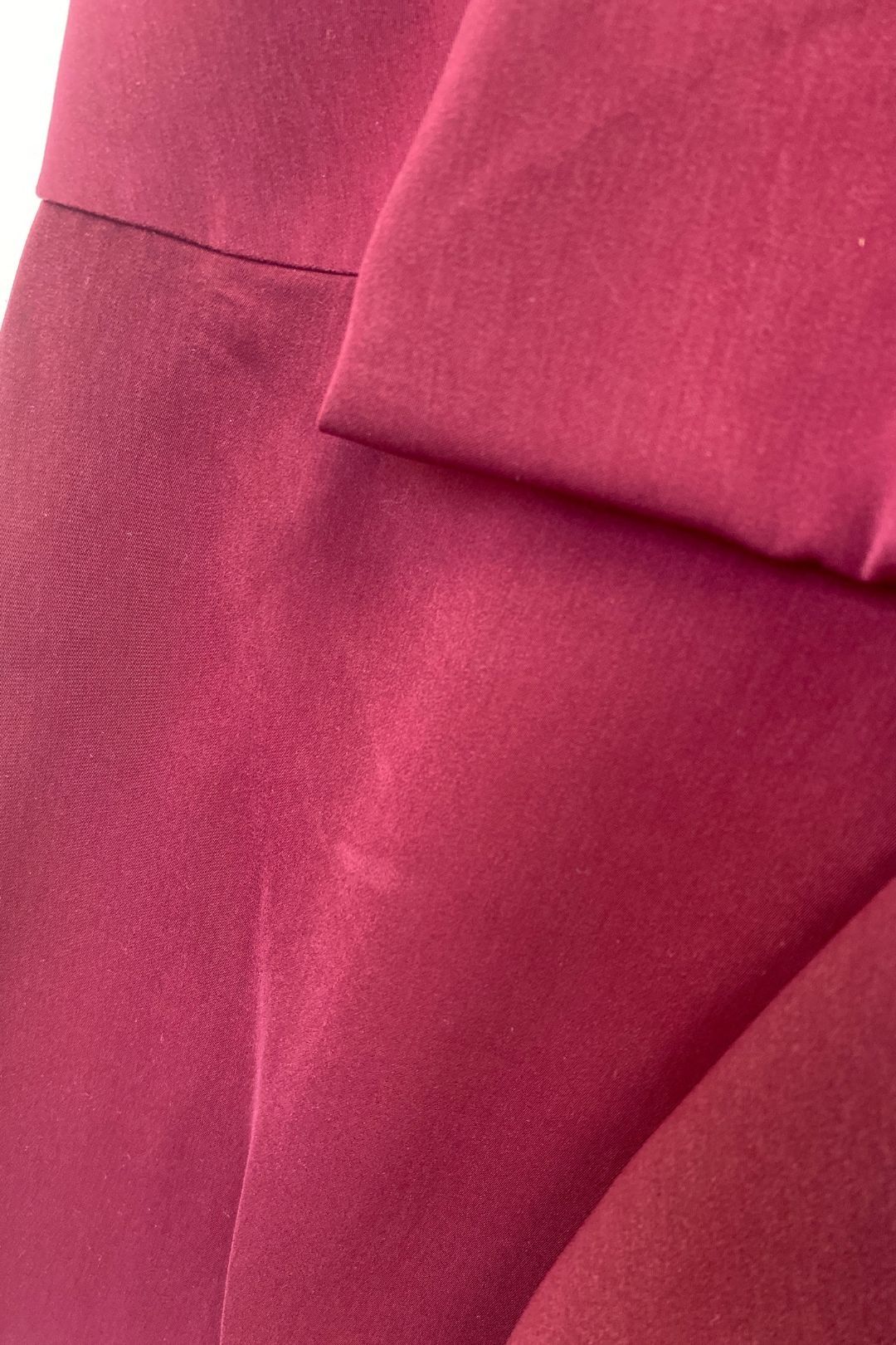 Buy Core Knot Draped Dress Burgundy Shona Joy GlamCorner