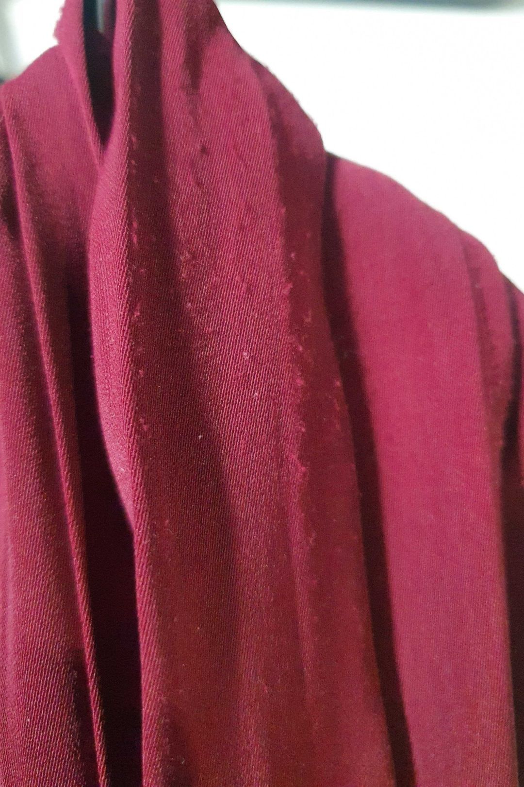 Core Knot Draped Dress - Burgundy