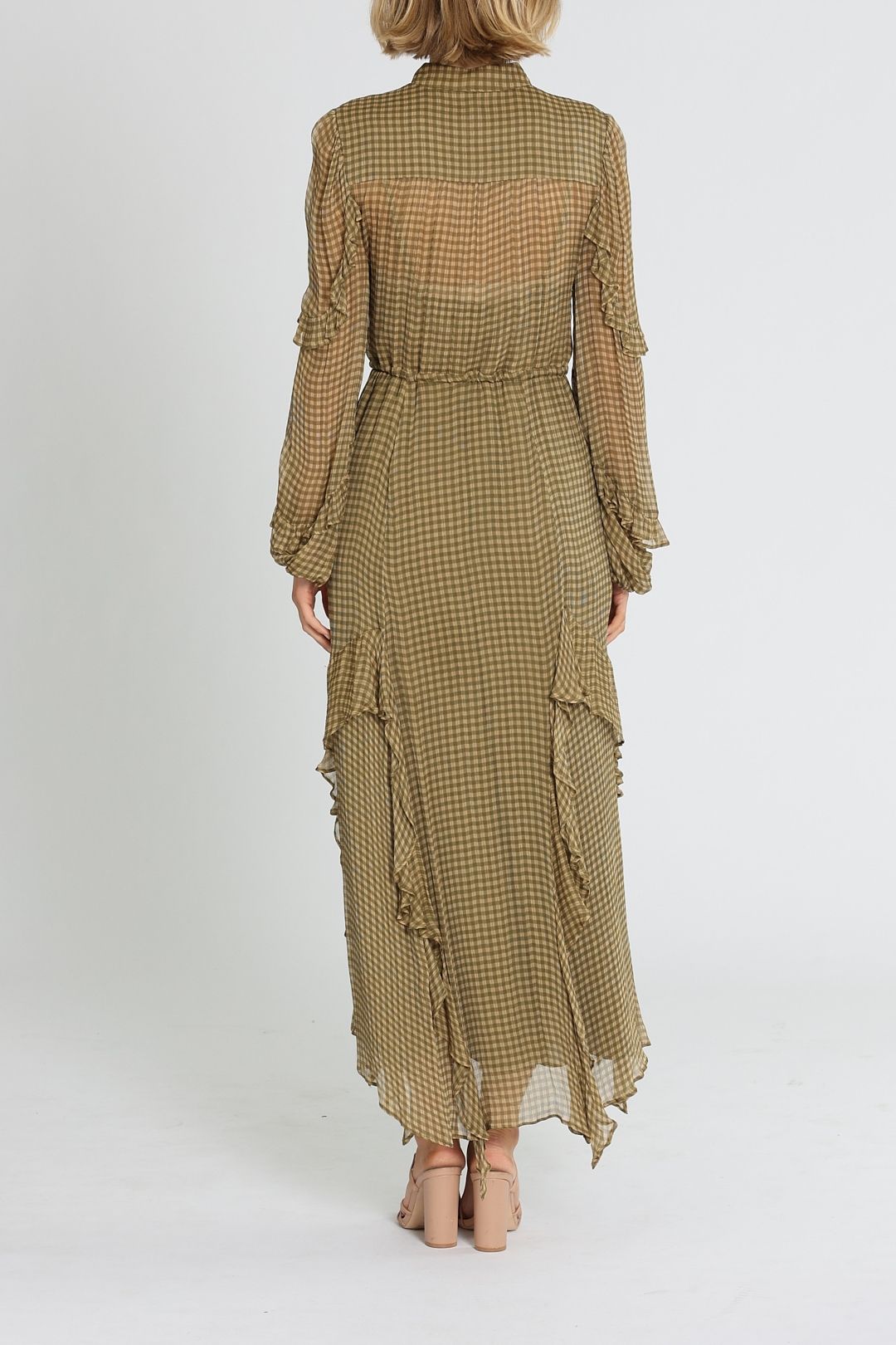 Shona joy frill collar drawstring mini dress online