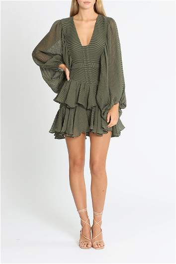 knee length dresses for ladies Asteri Mini Dress | Silver | Dresses