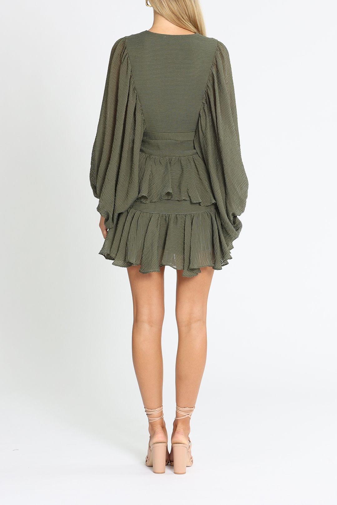 Shona joy ackley puff sleeve mini dress top