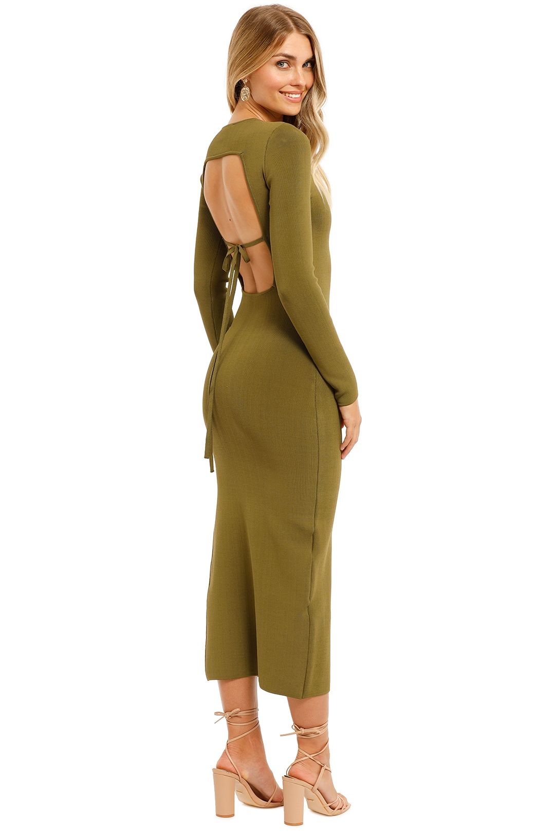 sachin and babi light blue dress Reiss Alula Petite Satin Draped Open-Back Dress