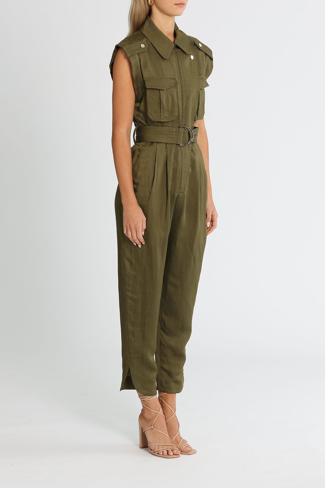 Hire Matilda Utility Jumpsuit in Forest Shona Joy GlamCorner