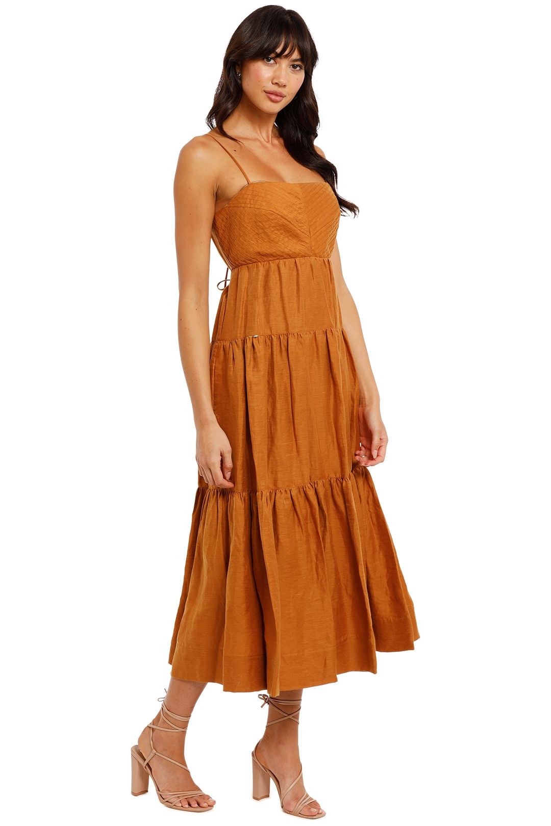 Heathers pintuck online tiered dress