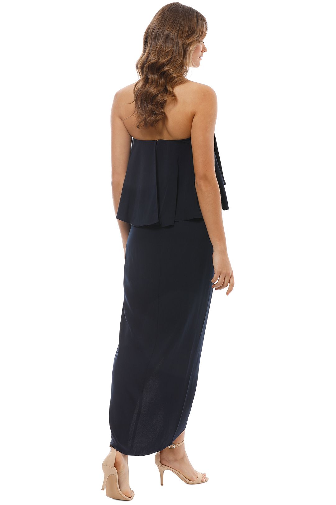 Shona joy strapless frill hotsell dress