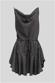 Shona joy - Mirage Cowl Drawstring Mini Dress